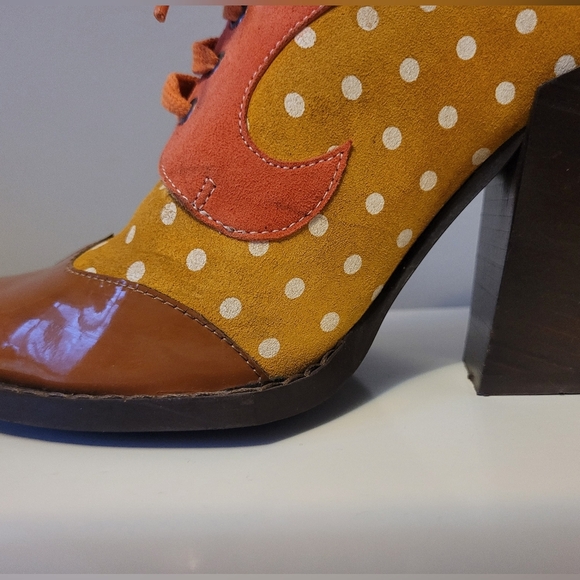 Fluevog Signature Dali Contrast Lace Up Shoes, VGUC, size 9 - Picture 9 of 13